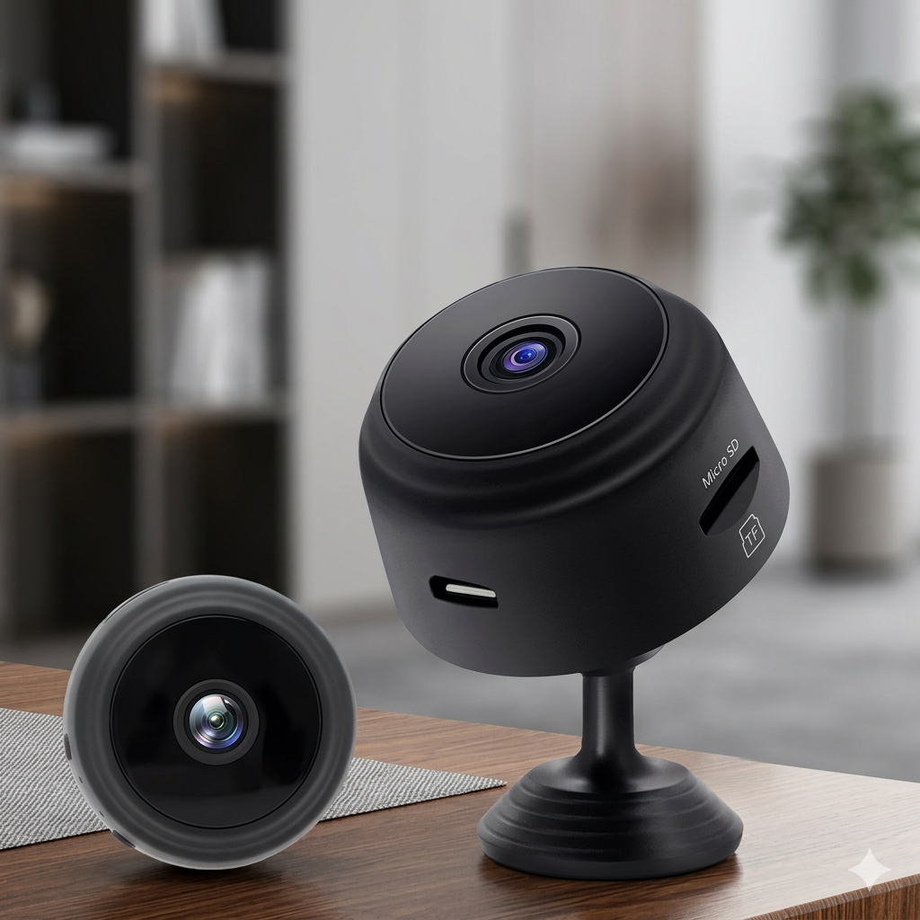 Kimonlo™ Mini HD WiFi Smart Camera – 360° Wireless Security