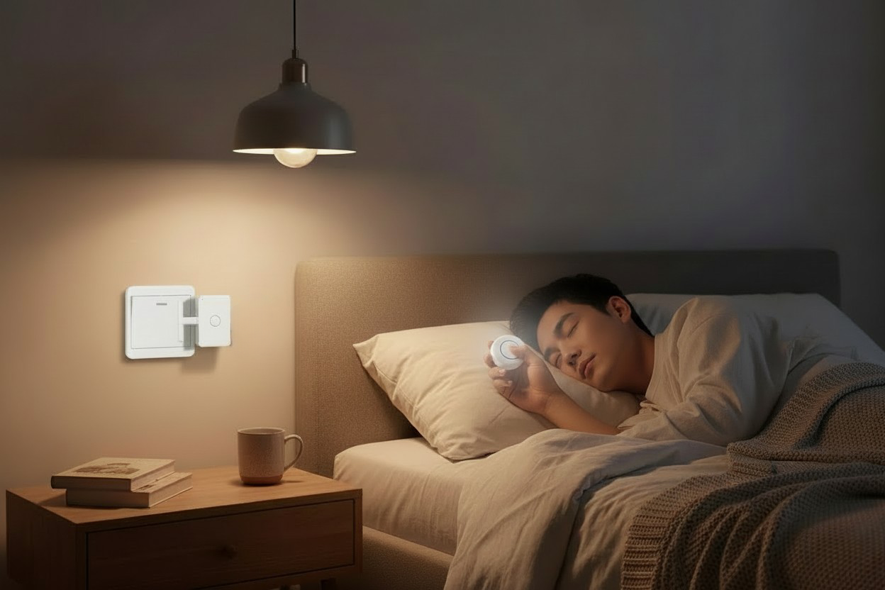 Kimonlo™ Wireless Smart Switch Pusher – Remote & App Control